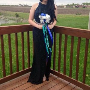 Black Sparkly Prom Dress